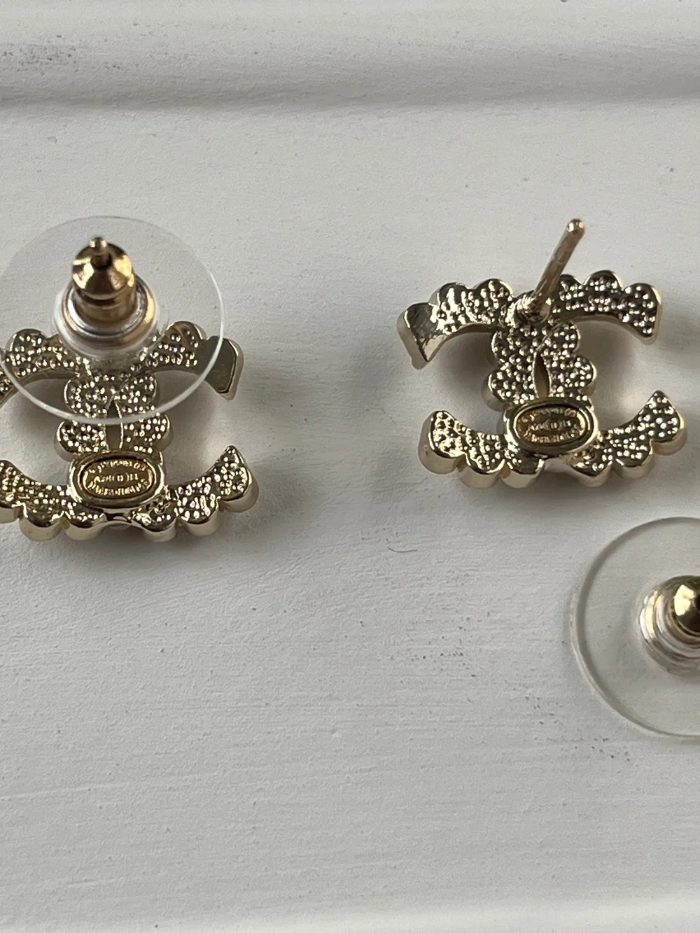 Vintage CHANEL Authentic Stud Earrings